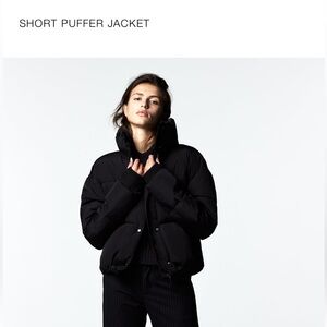Zara short puffer jacket
